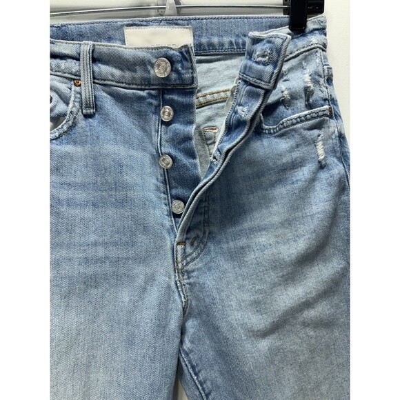 Mother Superior Womens  The Huffy Skimp in Rope's End Destroyed Jeans  Blue 27 - Picture 9 of 16